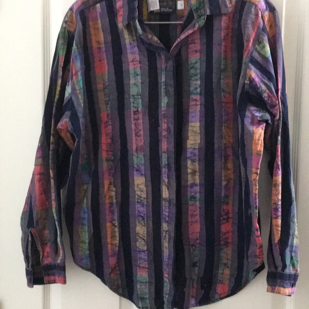 FINAL MARKDOWN Ladies panhandle slim blouse large (mc)